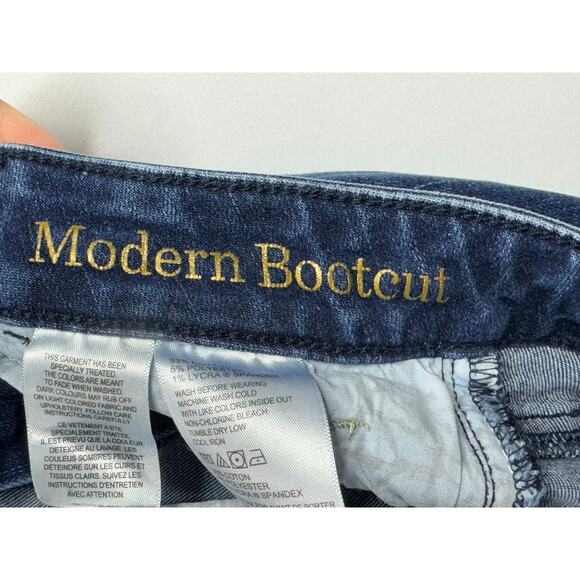 Tommy Bahama Denim Women's Dark Wash Modern Bootcut Blue Jeans - Size 27x26 - Picture 8 of 9